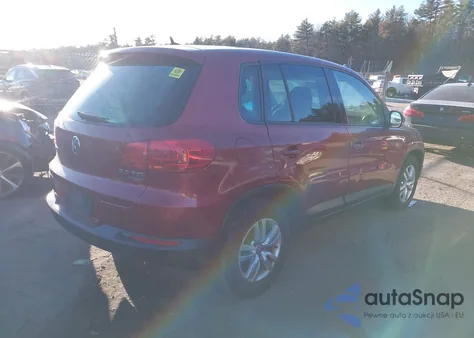 2012 Volkswagen Tiguan S из США, поврежденный, VIN WVGBV7AX2CW005308
